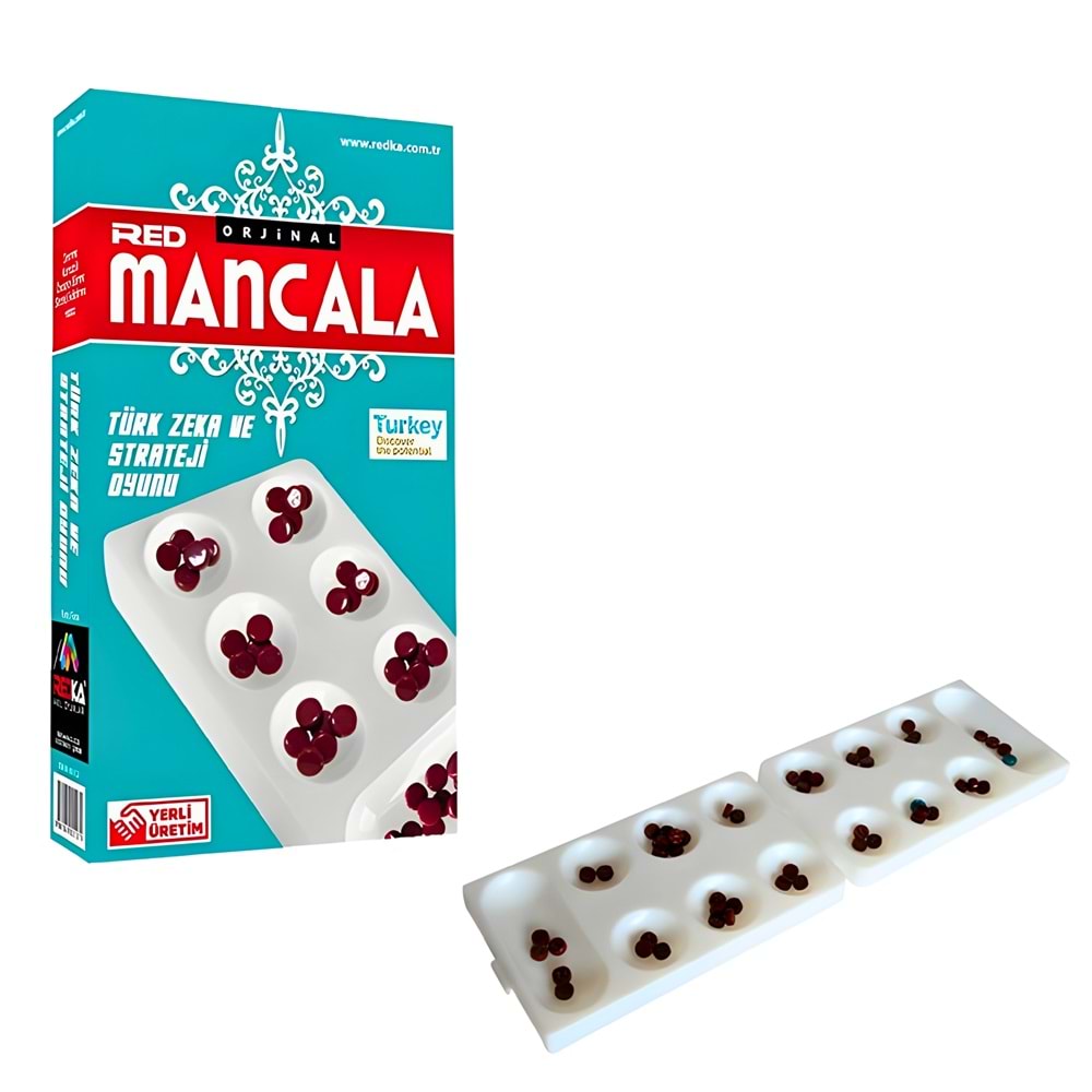 Redka Orijinal Mancala – Türk Zeka ve Strateji Oyunu – 6+