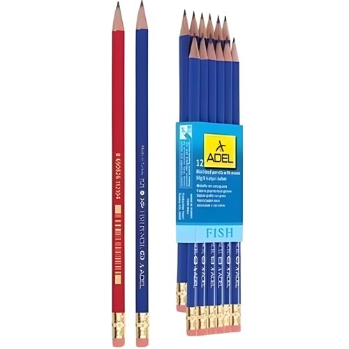 Adel Fish Pencil, Kurşun K., Silg.(fsc)