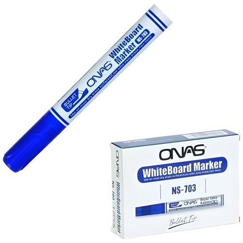 MİKRO ONAS ST. NS-703 TAHTA KALEMİ MAVİ