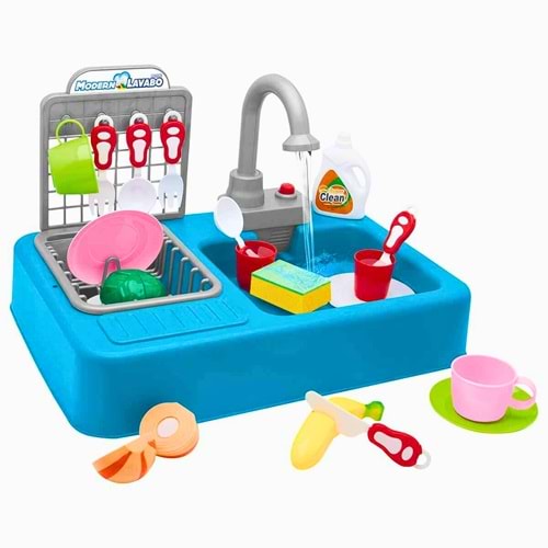 Kayyum Modern Pilli Lavabo Mavi Pembe 7010 7020