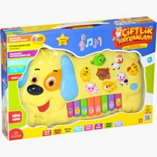 CNL-2223 KÖPEK ÇİFTLİK HAYVANLARI PİYANO