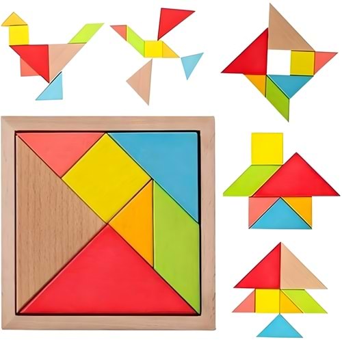HMH-154 7 PARÇA BÜYÜK TANGRAM 19CMX19CM