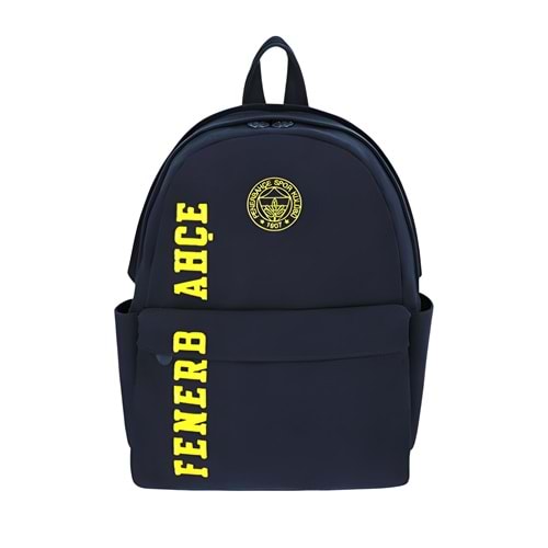 FENERBAHÇE DİKEY NAKIŞ DETAYLI KANVAS SIRT ÇANTASI