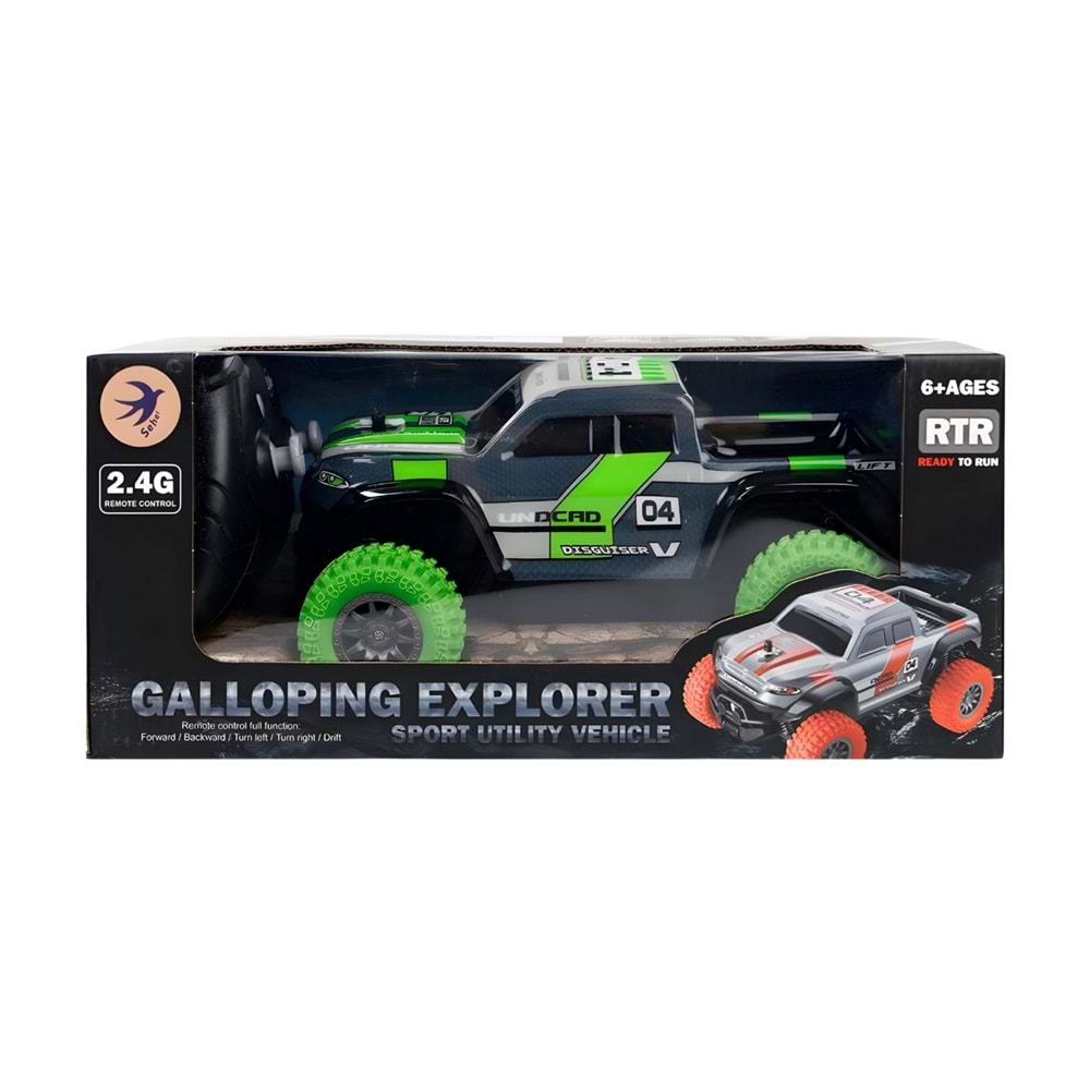 Acar 1:18 Işıklı Uzaktan Kumandalı Fast Car 9040-5F