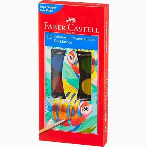 Faber-castell Suluboya Küçük Boy 12 R.