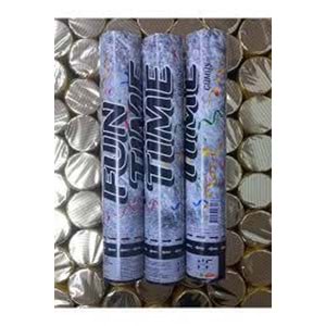 Funtime Gümüş Konfeti 30 cm Parti Konfeti Tüpü Düğün Doğum Günü Kutlama Konfeti