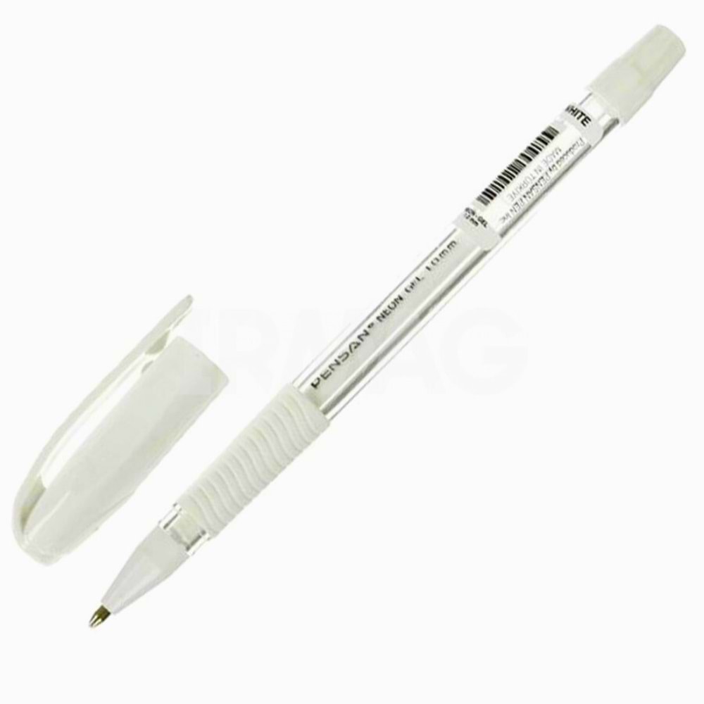 Pensan Neon Jel Kalem Beyaz 1 Mm