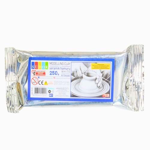 Südor Seramik Kil 250 g Beyaz