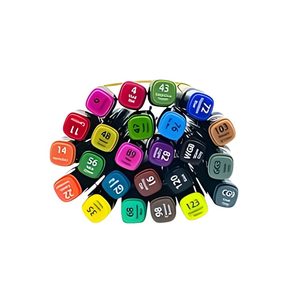 MONALİSA TOUCH BLACK MARKER 24 RENK SÜDOR