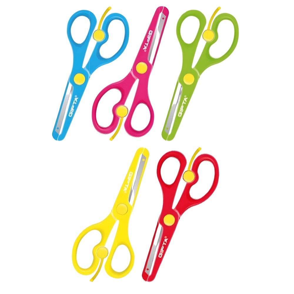 ÇOCUK MAKASI KÜT UÇ TÜM PLSTK GÖVDE - 5 RENK