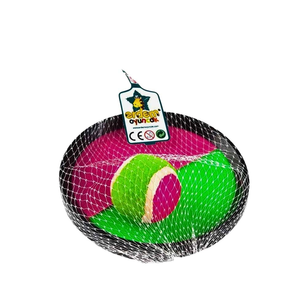 Erdem Oyuncak ER-107 At-Tut Oyun Seti (Cırtlı Top ve Raket)