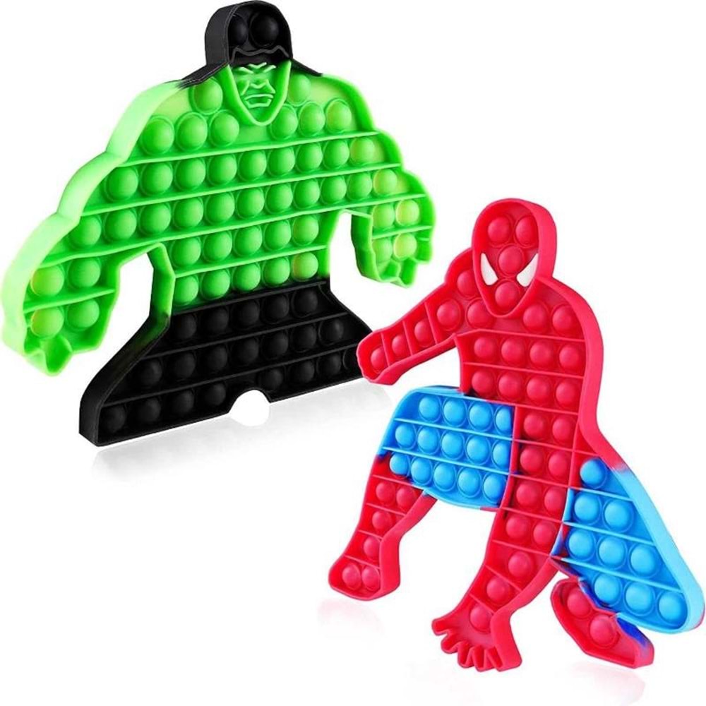 HULK VE SPİDERMAN POPİT