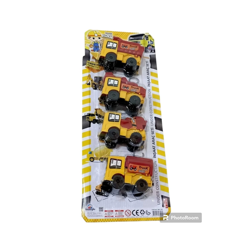 İMG 4’lü İnşaat Araç Seti Oyuncak İş Makinesi Seti