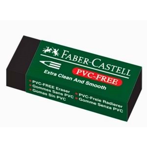 Faber-castell 7089/30 Siyah Silgi, Pvc-free,
