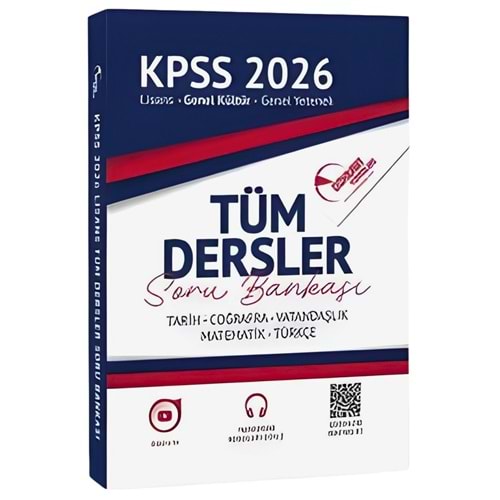 2026 KPSS Lise Önlisans Tüm Dersler Soru Bankası-Doktrin Yayınları